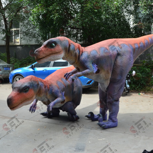 Kích thước cuộc sống mô phỏng tùy chỉnh <span class=keywords><strong>3D</strong></span> animatronic khủng long trang phục cho trung tâm mua sắm hoạt động công viên chủ đề Plaza công viên giải trí - Product Image 3