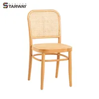 เก้าอี้ไม้ทำจากหวายสานแบบไม่ใช้แขน,เก้าอี้ร้านอาหารทำจากไม้ไผ่แบบสั่งทำ
