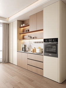 Mueble de Estilo Nórdico con Puerta de Vidrio Personalizada para Vajilla, Aparador Multifuncional para Sala de Estar y Comedor - Product Image 2