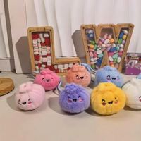 Jouet sensoriel en peluche mignon en forme de boulette, jouet de bureau extensible, simulation de boulette Kawaii, jouet anti-stress souple et compressible