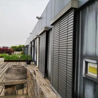 Chine fabricant aluminium obturateur fenêtre persiennes extérieur motorisé Jalousie aluminium ombre persiennes