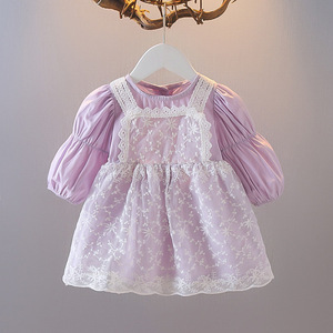 Vestido de Tul Vintage para Bebés, Vestido de Princesa con Tutú Suave para Niñas, Diseños de Vestidos Infantiles - Product Image 4