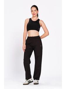 Pantalon large uni noir en Lycra pour femme Munns & Mars – Coupe universelle, décontracté, idéal pour le quotidien, la mode et les voyages (vente en gros) - Product Image 2