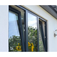 Modernes Aluminium-Dreh-Kipp-Fenster in Maßanfertigung mit Thermischer Trennung für Haus und Villa Inneneinrichtung