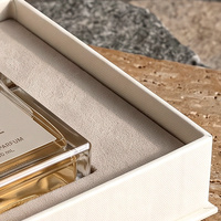 Boîte cadeau de luxe personnalisée pour Cologne blanche et boîte magnétique de présentation de parfum avec boîte en papier pour parfum et emballage de fragrance