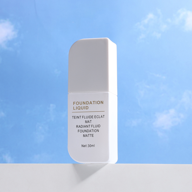 Custom 30ml Cosmetic Glass Bottles Foundation Serum Essential Oil Refillable Containers