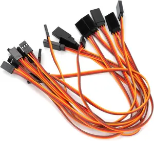 Kabel ekstensi Servo laki-laki ke Perempuan untuk Futaba JR kabel kawat 3 pin konektor