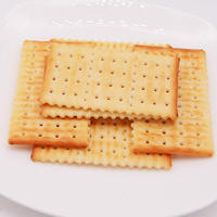 Vente en gros d'usine de biscuits chinois santé sportive craquelins à soda sucré texture croustillante boîte emballée sac goût salé sans sucre
