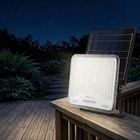 Produk Harga Terjangkau Lampu Sorot LED Tenaga Surya Tahan Air IP65 100W-300W, Dapat Diatur, Untuk Hunian Luar Ruangan