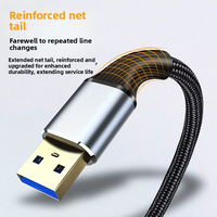 Extension USB 3.0 Mâle-Femelle, Conducteur en Cuivre, Transfert de Données Haute Vitesse, Compatible avec la Recharge de Téléphones, Ordinateurs et Appareils Mobiles