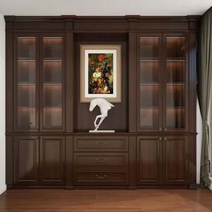 Estantería de Pared Integrada con Escritorio, Mueble de Estudio Modular para Dormitorio, Madera de Lujo Ligero, Diseño Personalizado - Product Image 1