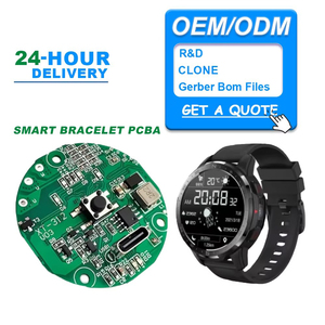 Carte de circuit imprimé (PCB) pour <span class=keywords><strong>montre</strong></span> <span class=keywords><strong>connectée</strong></span> avec GPS, boussole, étanchéité IP67, PCB/PCBA personnalisé pour OEM/ODM - Product Image 1