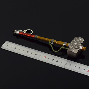 Jeu The Legend of <span class=keywords><strong>Zelda</strong></span>: Breath of the Wild, mini <span class=keywords><strong>arme</strong></span> marteau de fer, 18 cm, 112 g, modèle en métal, porte-clés artisanal - Product Image 6