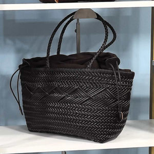 编织袋工厂批发大容量购物手提袋，带定制印花男女标志 - Product Image 4