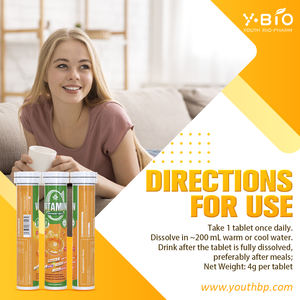 Comprimés effervescents de <span class=keywords><strong>vitamine</strong></span> C fournis par l'usine : favorisent un mode de vie actif et sain pour les personnes recherchant une nutrition pratique - Product Image 6