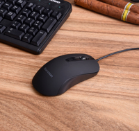 Souris de jeu RGB Braveman, 8000 DPI, filaire, capteur optique PAW3395, design ergonomique, matériau ABS, 3 boutons programmables, 5 rétroéclairages