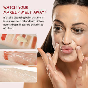 OEM/ODM 50g <span class=keywords><strong>Gel</strong></span> per la pulizia del viso balsamo per il viso che nutre delicatamente la pulizia profonda della pelle struccante crema detergente per il trucco balsamo - Product Image 6