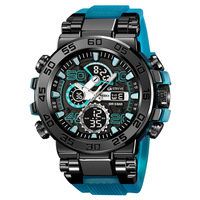 Nouvelle Montre STRYVE pour Hommes, Mouvement Double Numérique-Analogique, Calendrier Lumineux, Étanche, Montre Sport de Mode pour Hommes 8025