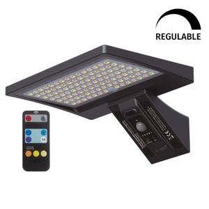 Lámpara solar LED regulable de 8W, IP65, ideal para iluminación exterior y ahorro de energía en jardines y patios. - Product Image 1