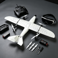 Avion FPV à aile fixe personnalisé, 4 moteurs brushless, avion RC en EPP, longue portée, vue à la première personne, prêt à voler pour adultes