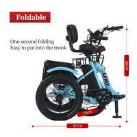 Oferta: Triciclo Eléctrico Lufeiya de 18 Pulgadas con Pedales, Asistencia al Pedaleo, Batería de Litio, Neumáticos Gruesos para Nieve, Motor de 350W, Alcance de 40km, Motor en la Rueda Delantera