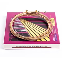 Jeu de cordes pour guitare acoustique Winner WR216-L, ton chaud et lumineux, revêtement nano-polymérisé, vente en gros