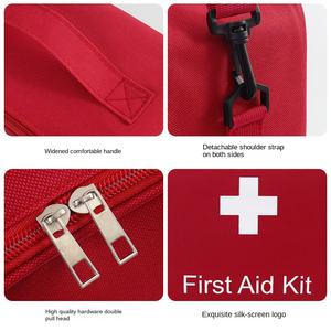 Elegante Botiquín de Primeros Auxilios de Viaje, Juego Completo, Impermeable, de Tela Oxford, con Correa Ajustable y Cierre de Cremallera, Bolsa de Rescate de Emergencia - Product Image 5