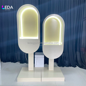 LEDA Novedad Moderna: Soporte Metálico Personalizable para Cabina Telefónica de Audio para Invitados de Boda - Product Image 5