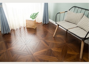 <span class=keywords><strong>Parquet</strong></span> de Mosaico de Nogal Negro, Suelo Compuesto de Estilo Americano, Nivel E0, 15 mm, para Sala de Estar y Dormitorio, Instalación <span class=keywords><strong>Flotante</strong></span>, 5 Años de Garantía - Product Image 2