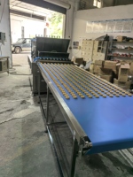 Machine de refroidissement entièrement automatique pour boulangerie, pâtisserie, biscuits, tartes, et déposeur de confiture de chocolat bicolore, farine, lait