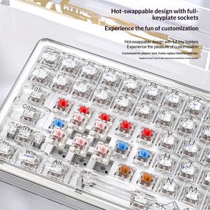 ATTACK SHARK K75 RGB Wireless Mechanical Keyboard Blue Tooth Transparent Gasket Hot Swap <b>Gaming</b> Keyboard - Product Image 5