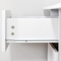 Bureau d'ordinateur avec 3 tiroirs et 3 étagères Bureau d'étude en bois pour enfants pour chambre à coucher et bureau
