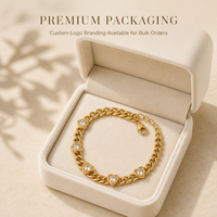 Bracelet jonc ajustable tendance en acier inoxydable plaqué or 18 carats avec pendentif lune et zircon transparent pour femme