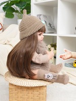 Poupée Bébé Réaliste 22 Pouces en Silicone Souple et Vinyle, Enregistrement de Conversations Multilingues, Cadeau d'Anniversaire pour Fille, Personnalisable