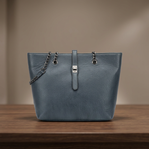 BS INTERNATIONAL OEM Customized Pure Leather Waterproof Women's Casual Shoulder <b>Handbags</b> Lightweight Foldable Zipper Shop - Product Image 4