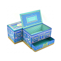 Boîte Cadeau Classique Personnalisée en Carton Luxe Gaufré Scintillant avec Fermeture Magnétique pour Aliments Bébé et Bonbons - Écologique Multi-Couches