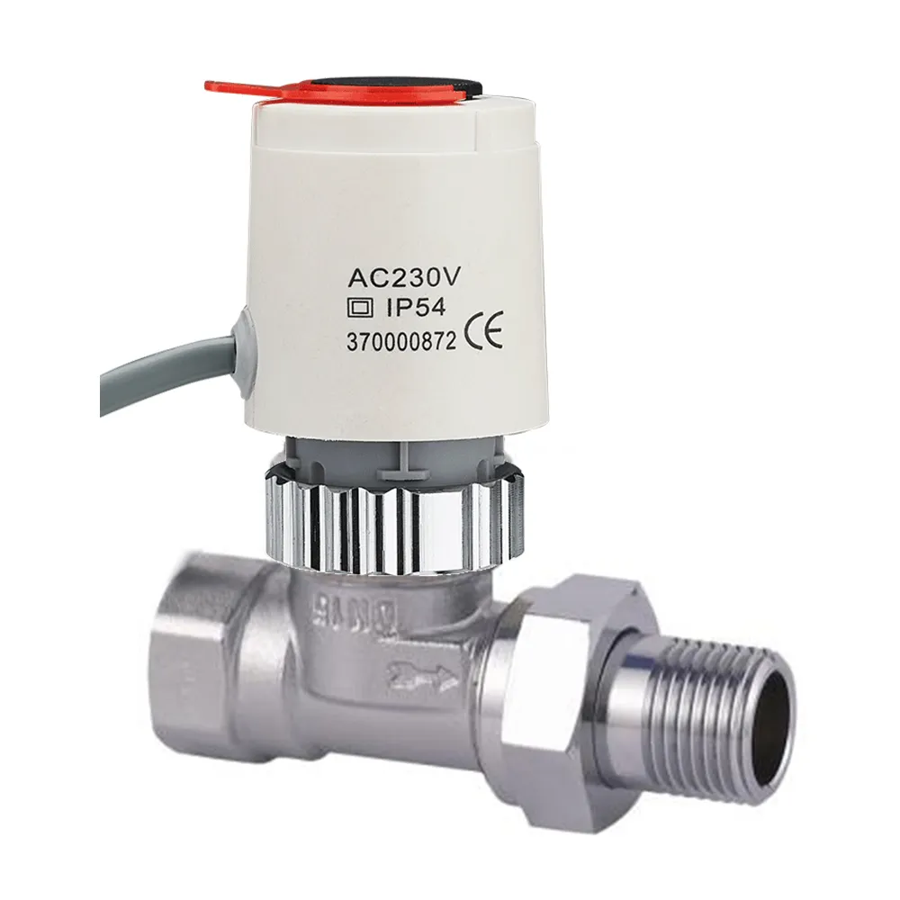 Electrical Actuator Valve Min Control Water Temperature Regulating Valves White Type BYL-6651 Pneumatic 3 Mm 3 2 Years 2 Watt CE