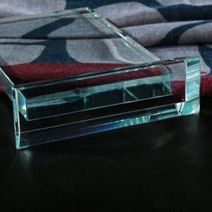 Trophée en cristal transparent personnalisé avec impression photo 3D UV, vente en gros à bas prix de Pujiang - Product Image 4