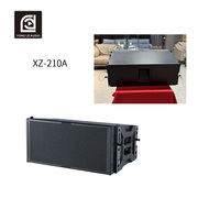 Haut-parleur professionnel à double ligne de 10 pouces, passif, aimant néodyme, coque en bois, impédance 8 ohms, 600 W, pour concerts en plein air