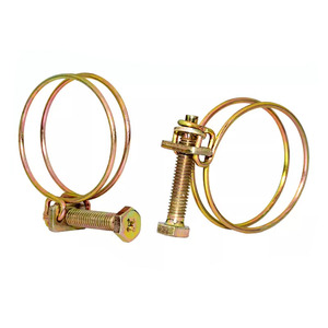 <span class=keywords><strong>Collier</strong></span> <span class=keywords><strong>de</strong></span> <span class=keywords><strong>serrage</strong></span> en fil d'acier galvanisé double pour tuyaux et flexibles, système métrique - Product Image 3