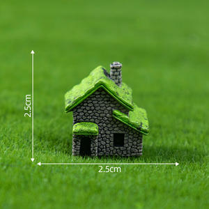 Miniature per Giardinaggio, Casa in Resina per Giardino Incantato, Figurine Artigianali per Bonsai Fai-da-Te, Micro Villaggio, Decorazione per Terrario da Scrivania - Product Image 6