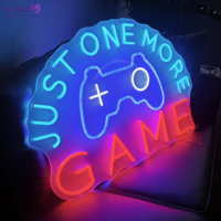 Enseigne au néon Hot Game pour chambre à coucher salle de jeu Enseigne murale au néon Led personnalisée Enseigne lumineuse