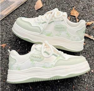 Zapatillas Deportivas <span class=keywords><strong>Blancas</strong></span> con <span class=keywords><strong>Plataforma</strong></span> para Mujer, Diseño de Estrella, Estilo Dulce y Moderno - Product Image 4