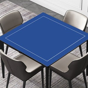 Tappetino da tavolo Mahjong quadrato nuovo Design blu orlo intorno ai bordi Mahjong giochi da tavolo - Product Image 3