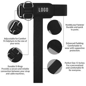 Oferta Especial OHOCO Muñequera Deportiva Premium Aislada, Ajustable, Antideslizante, de Poliéster y Algodón, con Cierre de Hebilla, Negra, para Actividades al Aire Libre - Product Image 4