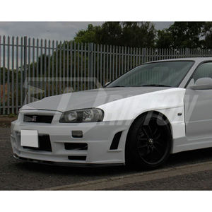 คาร์บอนไฟเบอร์สไตล์ V2ช่องระบายอากาศสำหรับ Nissan R34 GTR 1998-2002 - Product Image 1