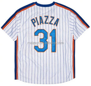 Meilleure qualité, cousu, personnalisable # Maillot de baseball américain brodé 31 PIAZZA - Product Image 4