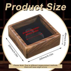 Boîte à montres en bois de luxe portable pour hommes et femmes, boîte cadeau personnalisée pour montres, étui organisateur de montres de haute qualité - Product Image 3