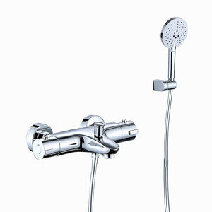 Robinet de douche thermostatique Flola à 2 poignées avec cartouche céramique pour salle de bain et toilettes - Product Image 5