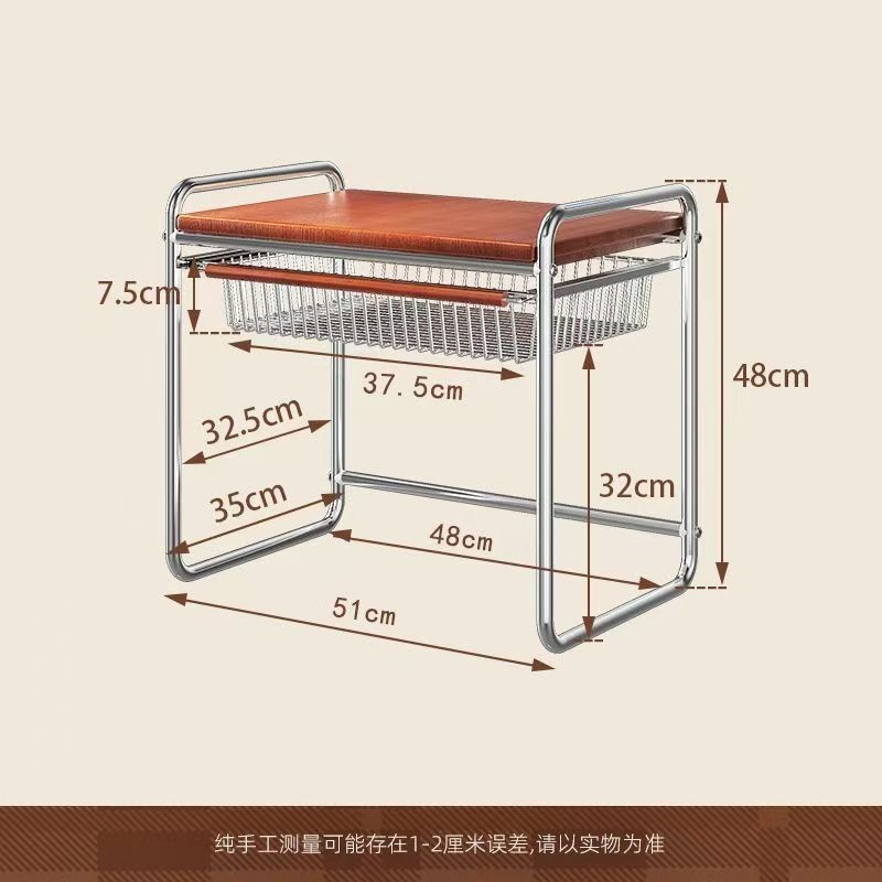 Microwave Oven Storage Rack [Upgraded Pull-Out Basket Version]